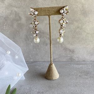 Pearl Chandelier Statement Earring NWT